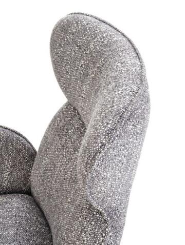 Стул HALMAR K571 серый/черный, поворотный