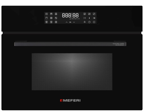 Духовой шкаф электрический MEFERI MEO609BK MICROWAVE