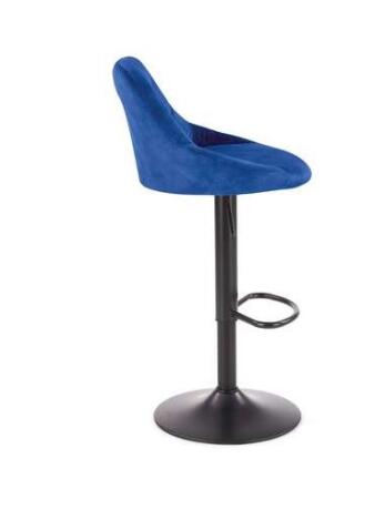 Стул барный HALMAR H101 темно-синий/черный