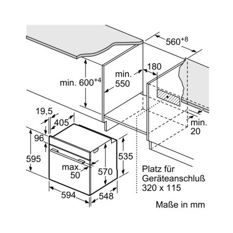 Духовой шкаф BOSCH HBA578BB0