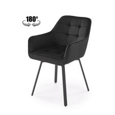 Стул HALMAR K588 черный/черный