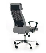 Кресло компьютерное HALMAR ZOOM черно-серый/хром