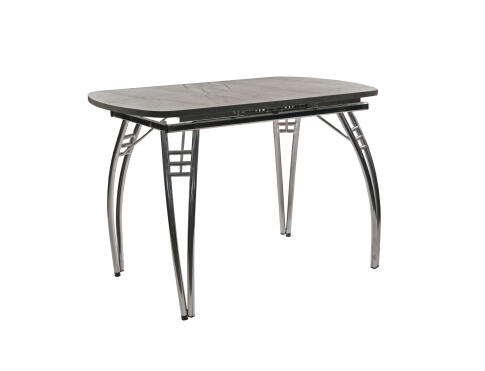 Стол ВВР Раздвижной пластиковый Каспий серый/Паук, 110-150/70