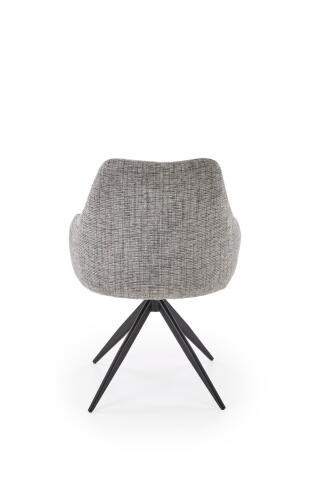 Стул HALMAR K564 серый/черный, поворотный