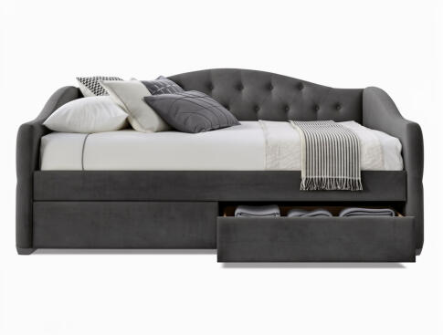 Кровать HALMAR ALOHA серый, 90/200