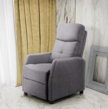 Кресло HALMAR FELIPE 2 раскладное, серый/венге