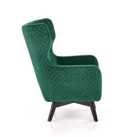 Кресло HALMAR MARVEL темно-зеленый/черный