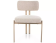 Стул SIGNAL MISAKI t.255 светло-бежевый/кашемир