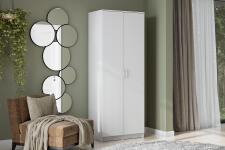 Шкаф NN Мебель К "ШК 2" Белый текстурный