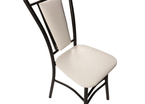 Стул ВВР Марсель Белый Крокодил/черный, экокожа