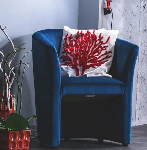 Кресло SIGNAL TM-1 Velvet Bluvel 86 темно-синий/венге