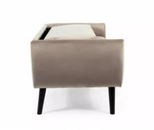 Диван SIGNAL MENA Velvet Bluvel 40 темно-бежевый/венге