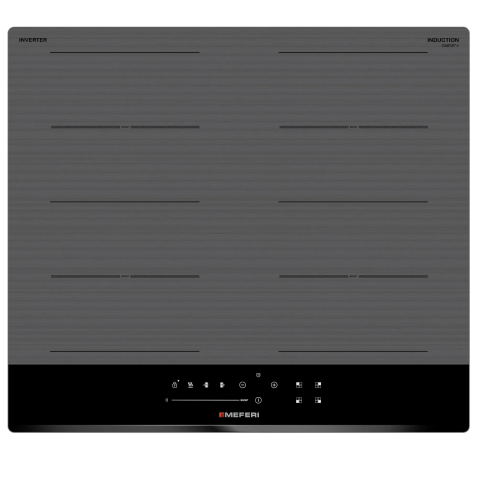 Варочная панель индукционная с инвертором MEFERI MIH604GR COMFORT PLUS