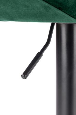 Стул барный HALMAR H102 темно-зеленый/черный