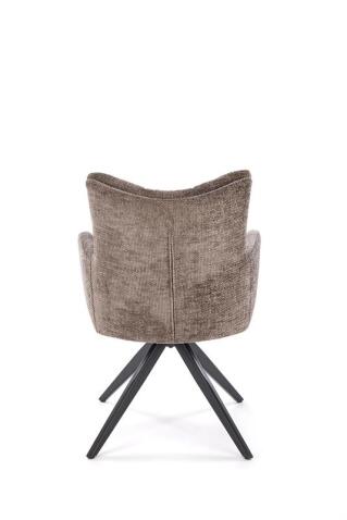 Стул HALMAR K540 серый/черный, поворотный