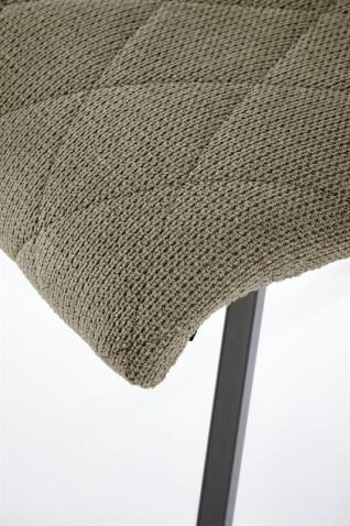 Стул HALMAR K561 оливковый/черный