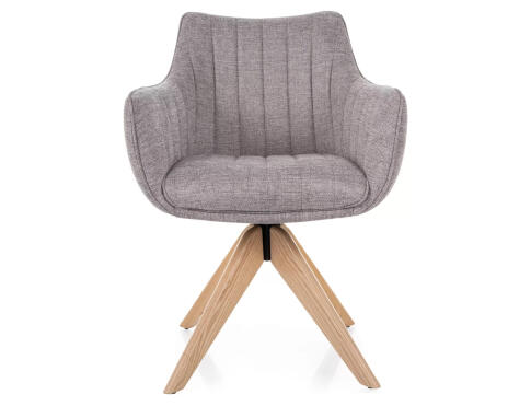 Стул SIGNAL AZALIA D Brego 07 серый/дуб, поворотный