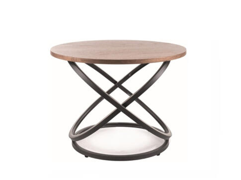 Стол журнальный SIGNAL EOS D орех/черный