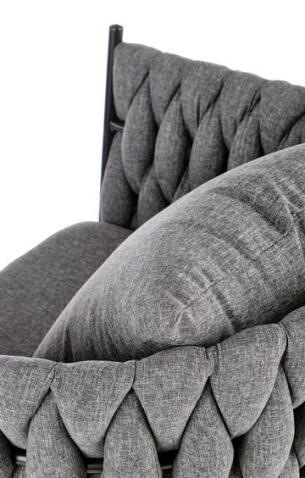 Кресло HALMAR AVATAR серый/черный