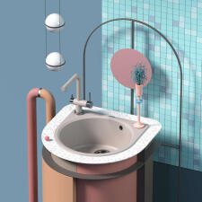 Кухонная мойка Omoikiri Akegata 51-BE Artgranit/ваниль