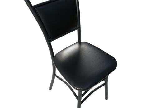 Стул ВВР Мажор Черный/черный, экокожа