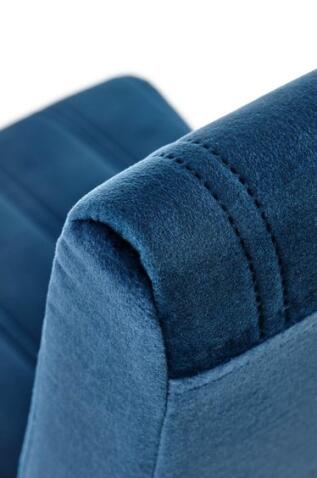 Стул HALMAR DIEGO 3 Monolith 77 синий/дуб медовый