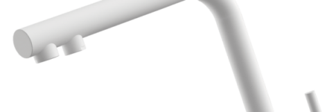 Смеситель для кухни Omoikiri Nakagawa 2 Plus WH белый