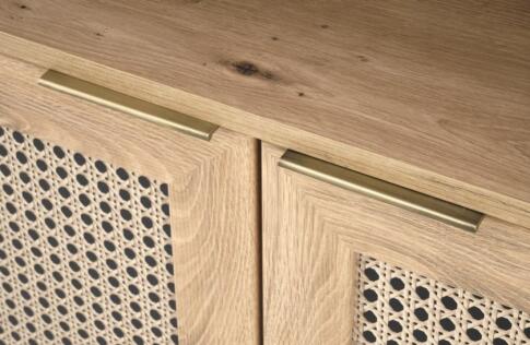 Стеллаж HALMAR BORNEO REG-1 дуб артизан/черный