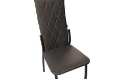 Стул ВВР Румба бурый/черный, рогожка