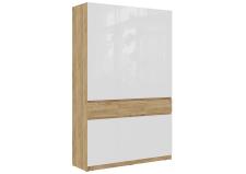 Шкаф МК Стиль БОСТОН ШК-002 МДФ дуб крафт золотой/белый