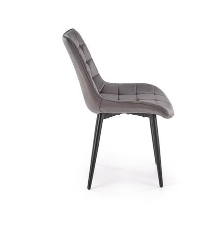 Стул HALMAR K580 серый/черный