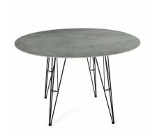 Стол Sheffilton SHT-TU10/TT21-6 100/75 керамика артикул SHT-Т168 черный/гранитно-серый