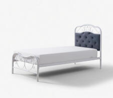 Кровать HALMAR FABRIZIA серый/белый, 90/200