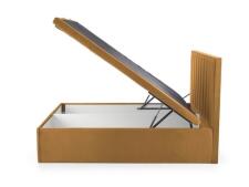 Кровать HALMAR ASENTO горчичный, 160/200