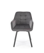 Стул HALMAR K588 серый/черный