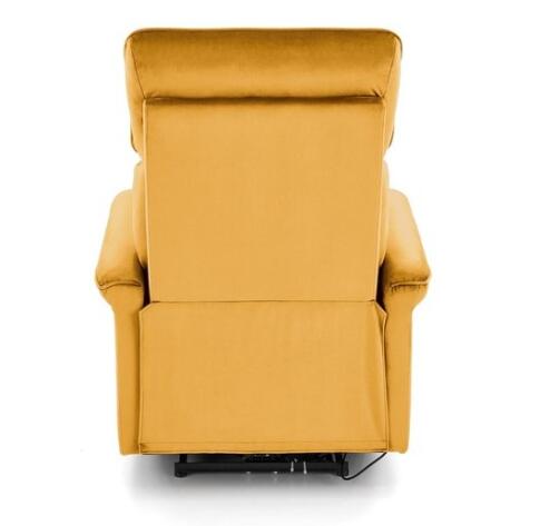 Кресло HALMAR SEMIR раскладное, горчичный