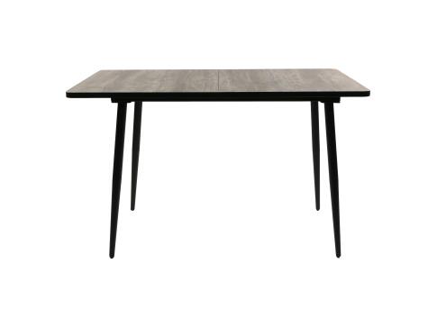 Стол ВВР Миллер сосна пандероса/черный №2, Пластик 120-160/80