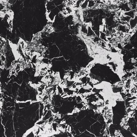 Стол обеденный HALMAR MANUEL черный мрамор/черный 120