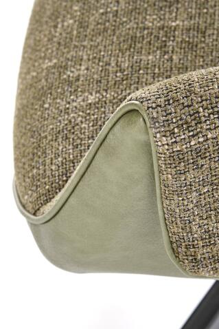 Стул HALMAR K579 зеленый/черный, поворотный