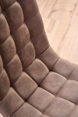 Стул HALMAR K280 коричневый/черный