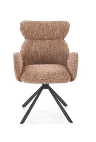 Стул HALMAR K571 корица/черный, поворотный