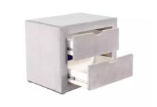 Тумба прикроватная SIGNAL ET-002 Velvet Bluvel 03 светло-серый