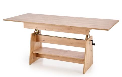 Стол-трансформер HALMAR ERIKA дуб артизан 120-160/70