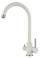 Смеситель для кухни GRANFEST QUARZ Z-5420 белый