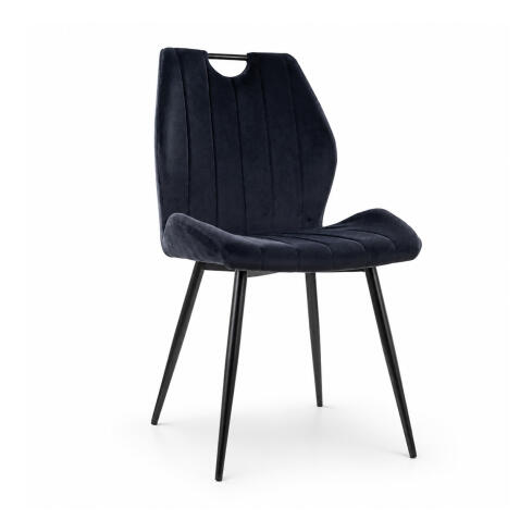 Стул SIGNAL ARCO Velvet Bluvel 19 черный/черный