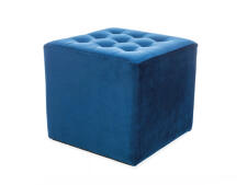 Пуф SIGNAL LORI Velvet Bluvel 86 темно-синий