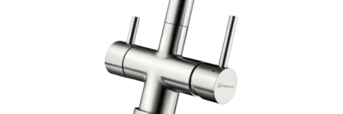 Смеситель для кухни Omoikiri Takamatsu-S-BN нержавеющая сталь