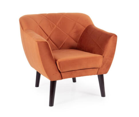 Кресло SIGNAL KARO 1 Velvet Bluvel 4215 корица/венге Кресло SIGNAL KARO 1 Velvet Bluvel 4215 корица/венге