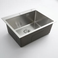Кухонная мойка из нержавейки BLANTEK LS-5848SN Snake texture