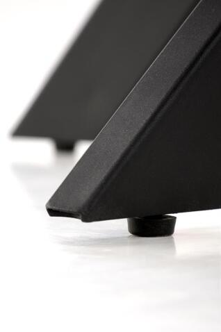 Стол обеденный HALMAR EDGAR орех/черный 100